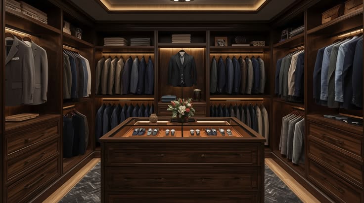 Premium Closet Layout Materials